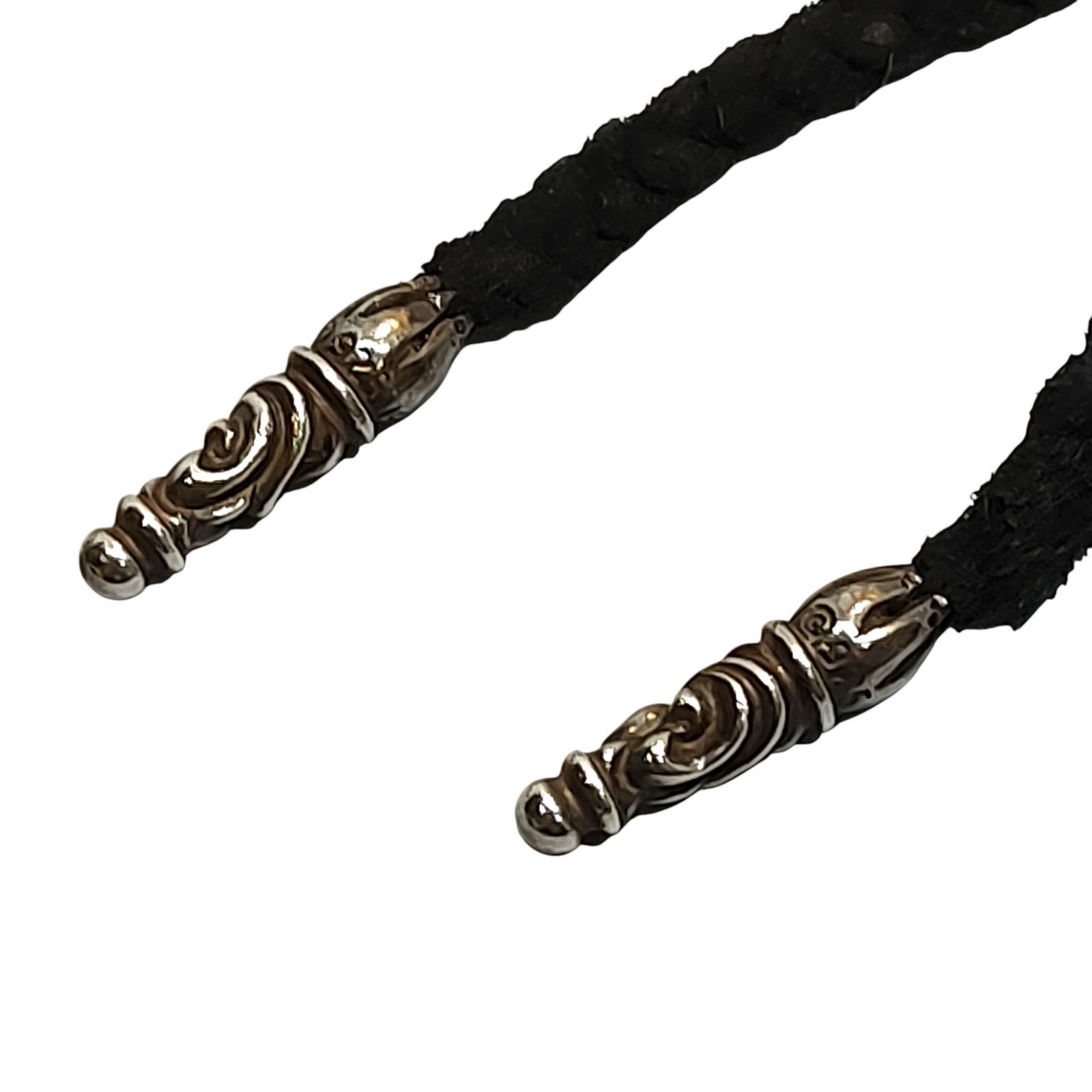 Chrome Hearts クロムハーツ LEATHER BRAID スクロール レザーブレード 
