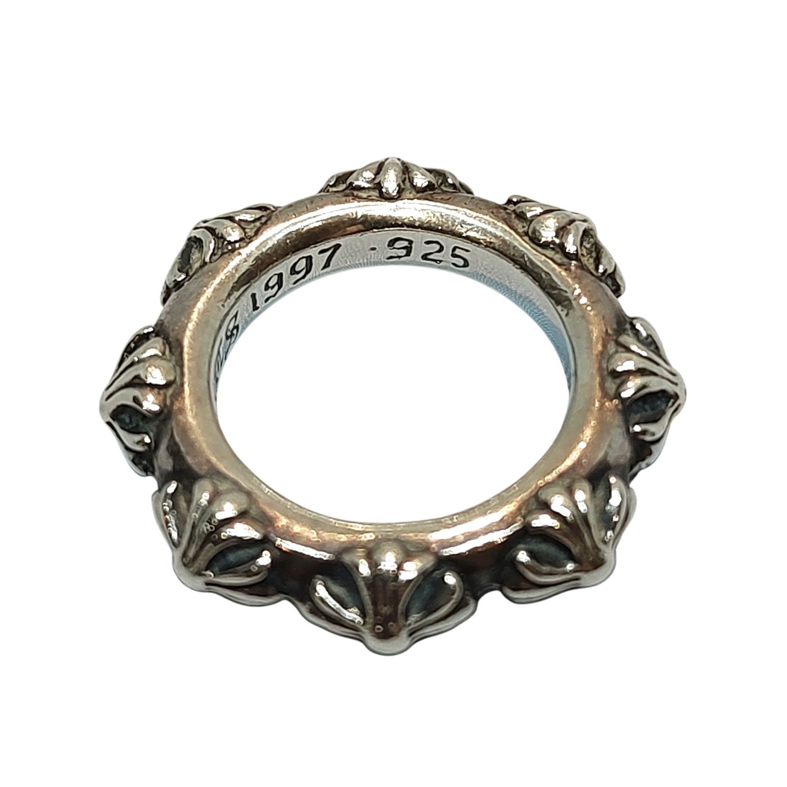 Chrome Hearts クロムハーツ CROSS BAND クロスバンド リング 14号 