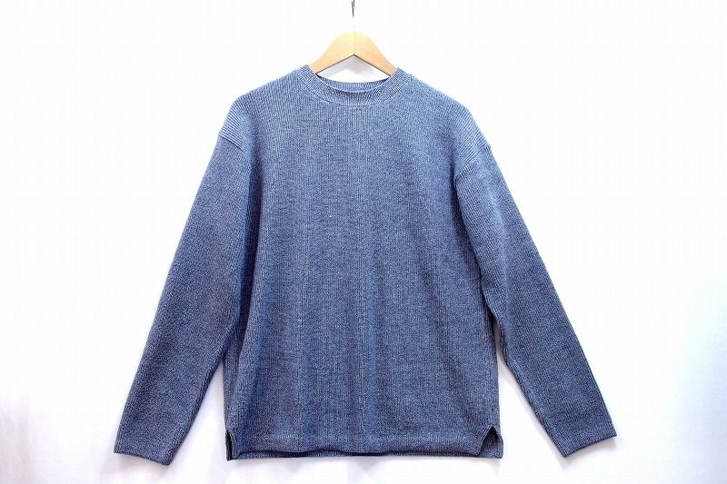 【228602】UNITED ARROWS ユナイテッドアローズ  クルーネック ニット セーター コットンアクリル メンズ  M