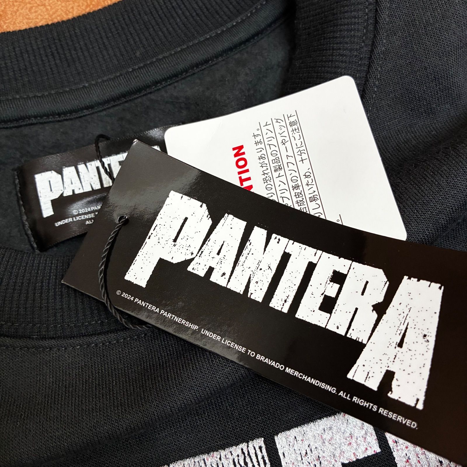新品 未使用 タグ付き オフィシャル PANTERA パンテラ トレーナー 