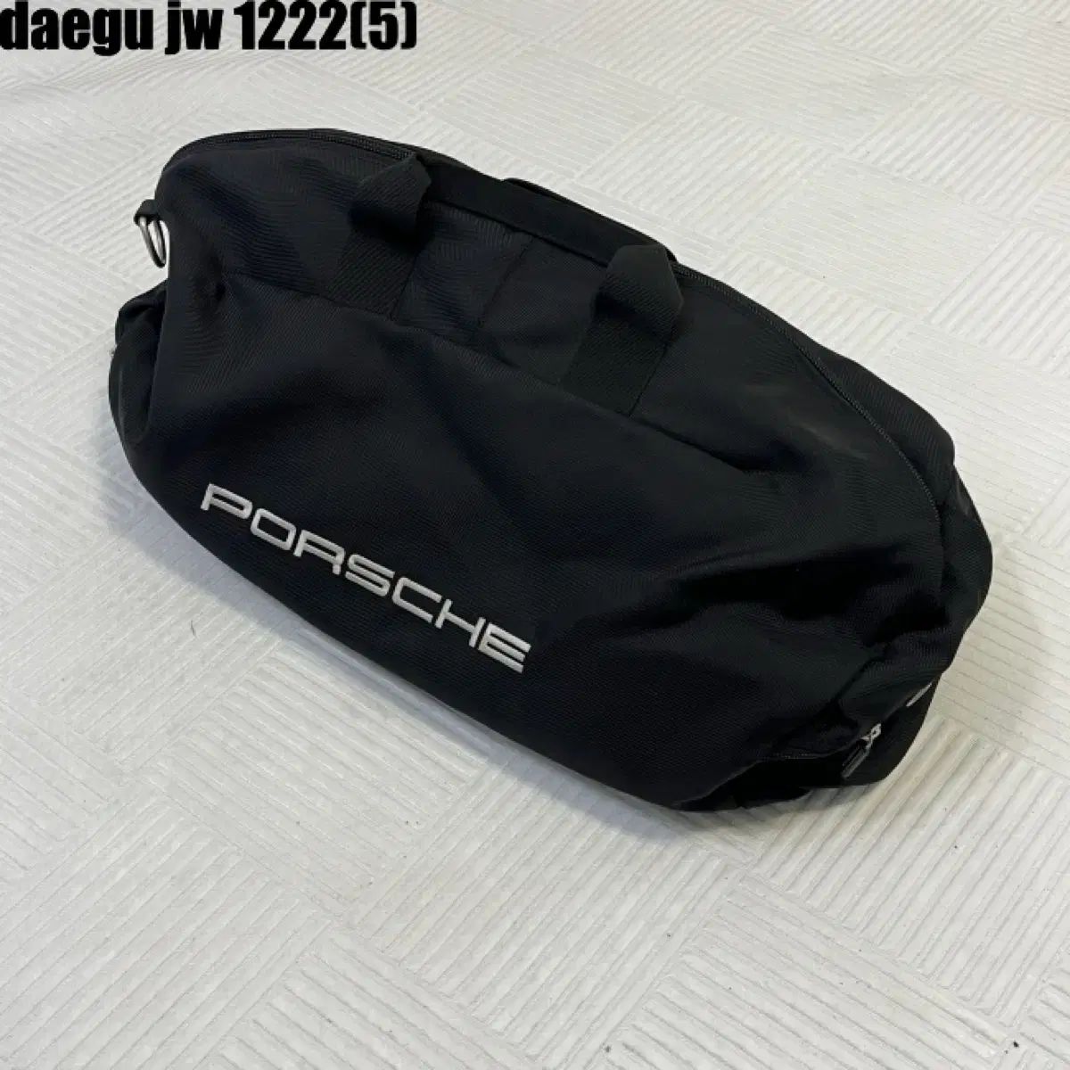 ポルシェ ブラック ダッフルバッグ ボストンバッグ 1222