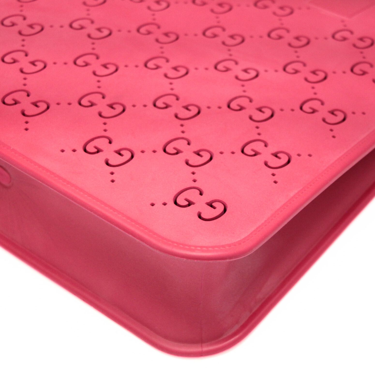 グッチ GUCCI GGスプリーム チルドレンズ トートバッグ ラバー 赤