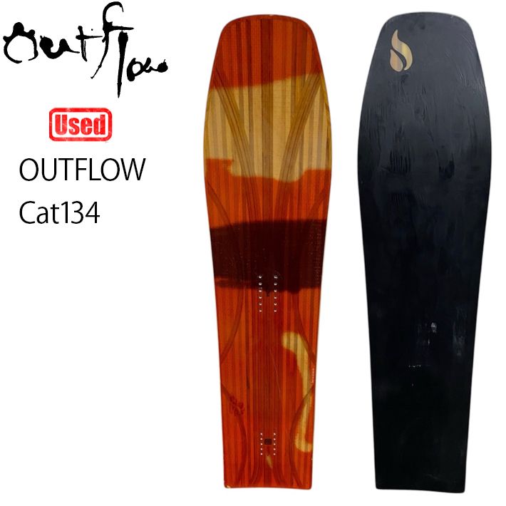 中古 スノーボード 使用状態 【B】 OUTFLOW (アウトフロースノーボード