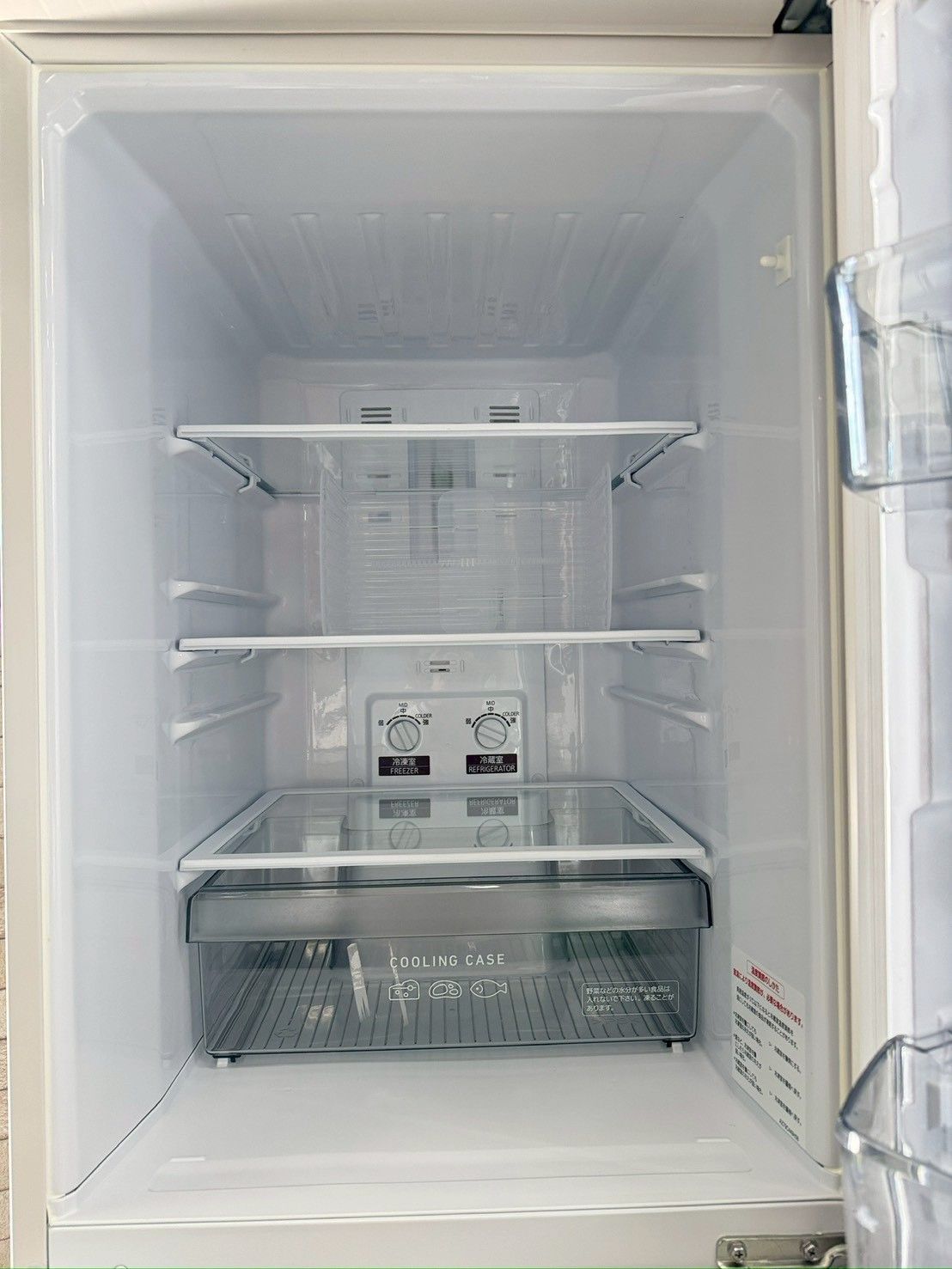 大阪送料無料☆3か月保障付き☆冷蔵庫☆三菱☆2ドア☆2023年☆MR-P15H