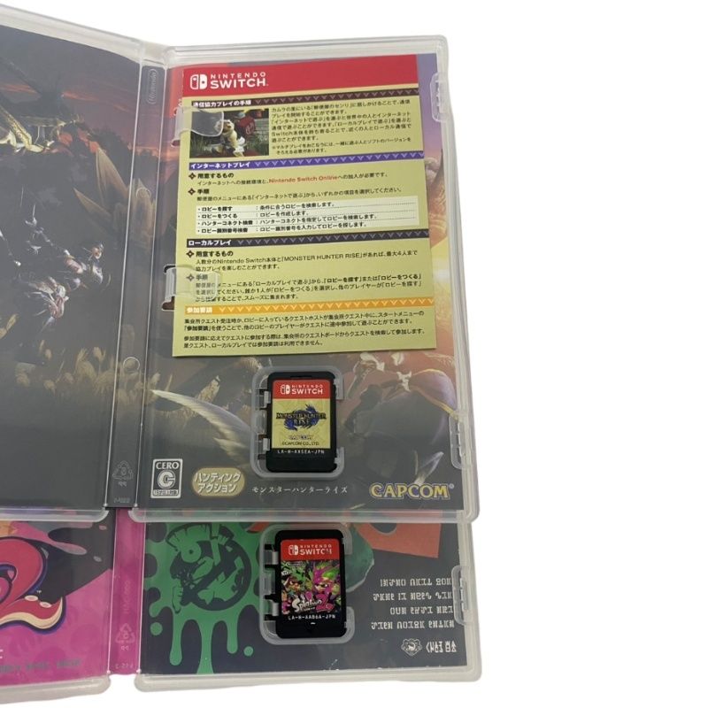 モンスターハンターライズ & スプラトゥーン3、2どうぶつの森 セット ゲームソフト 2点セット Nintendo 任天堂 スイッチ スプラトゥーン2
