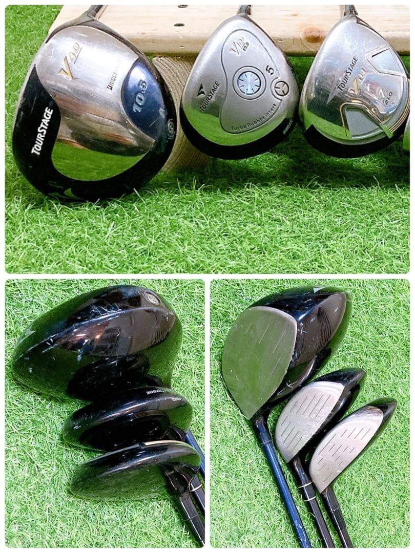 M1、ツアーステージ 初心者オススメ メンズセット ゴルフクラブ 右利き