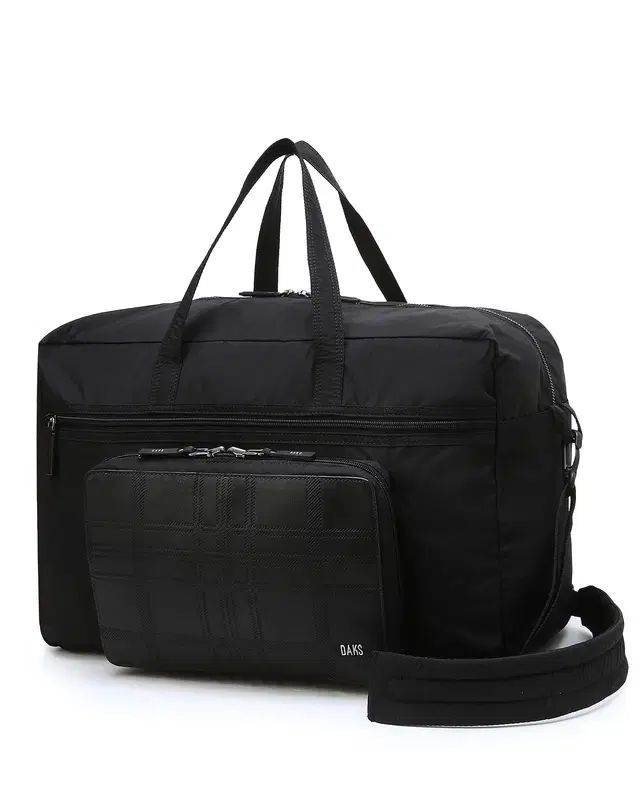 ダックス メンズ 旅行カバン ボストンバッグ ブラック 新品 - メルカリ