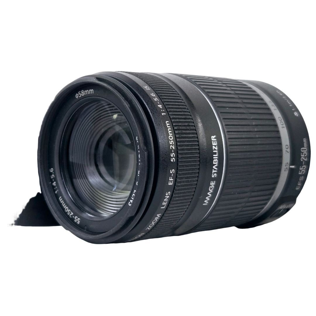 Canon EF-S55-250mm F4-5.6 IS II 白箱タイプ 美品 Canon キャノン EF-