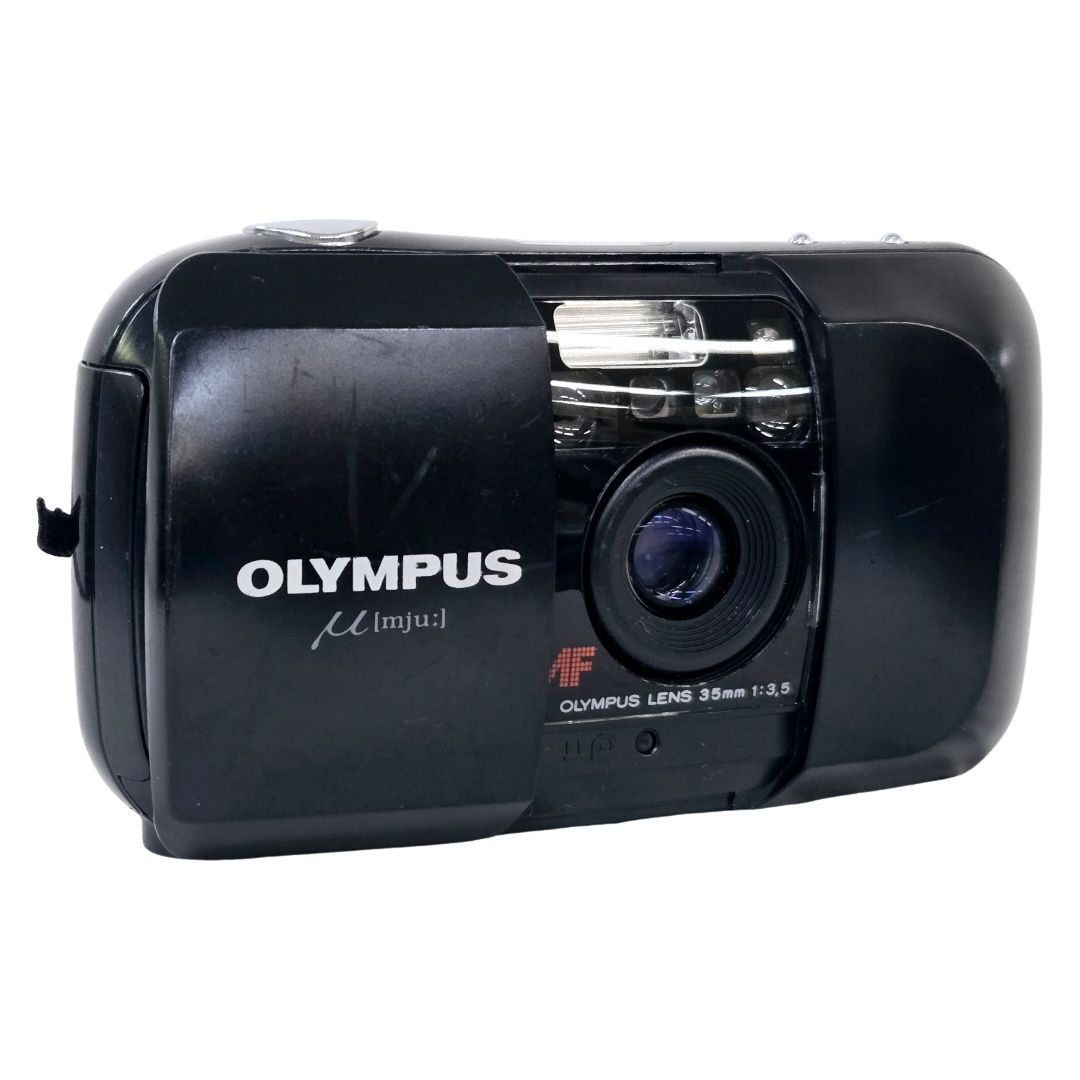 良品】 OLYMPUS オリンパス μ[mju:] OLYMPUS LENS 35mm F3.5