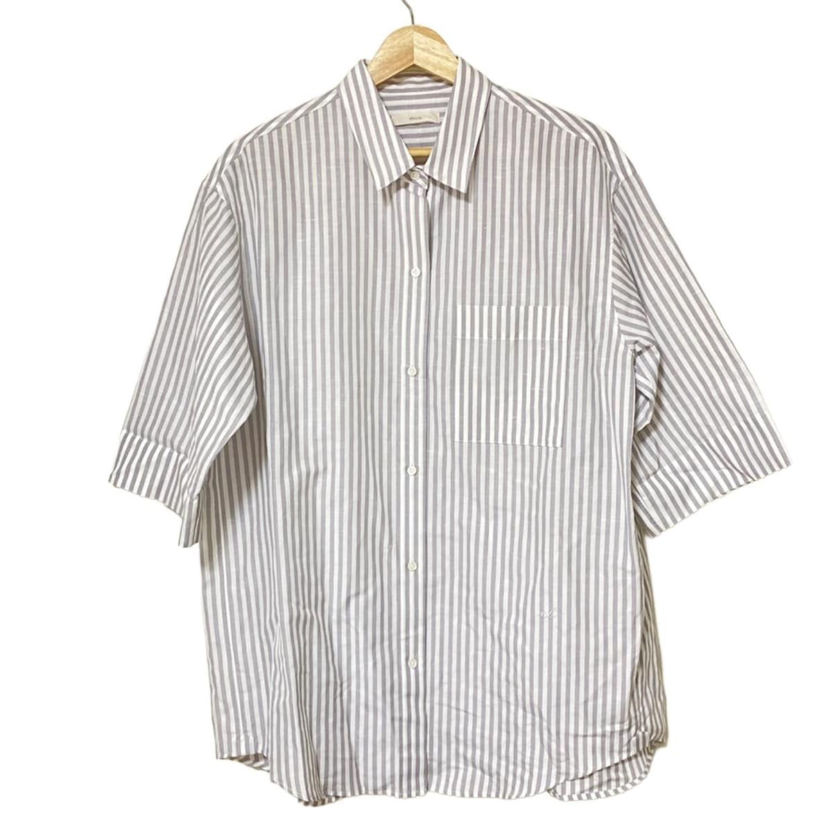 2024 ebure(エブール) 七分袖シャツブラウス サイズ38 M レディース