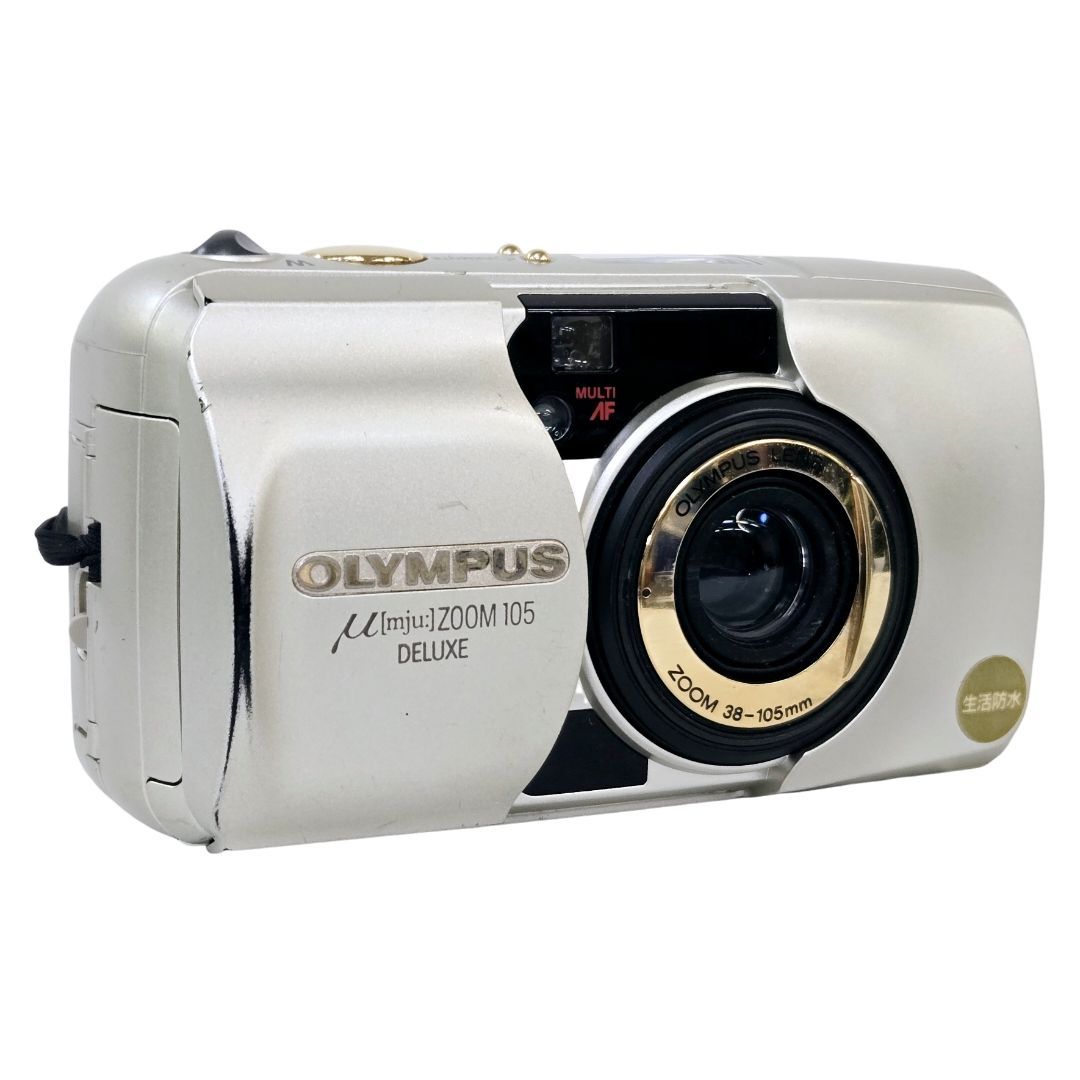 良品】 OLYMPUS オリンパス μ mju ZOOM 105 DELUXE フィルムカメラ