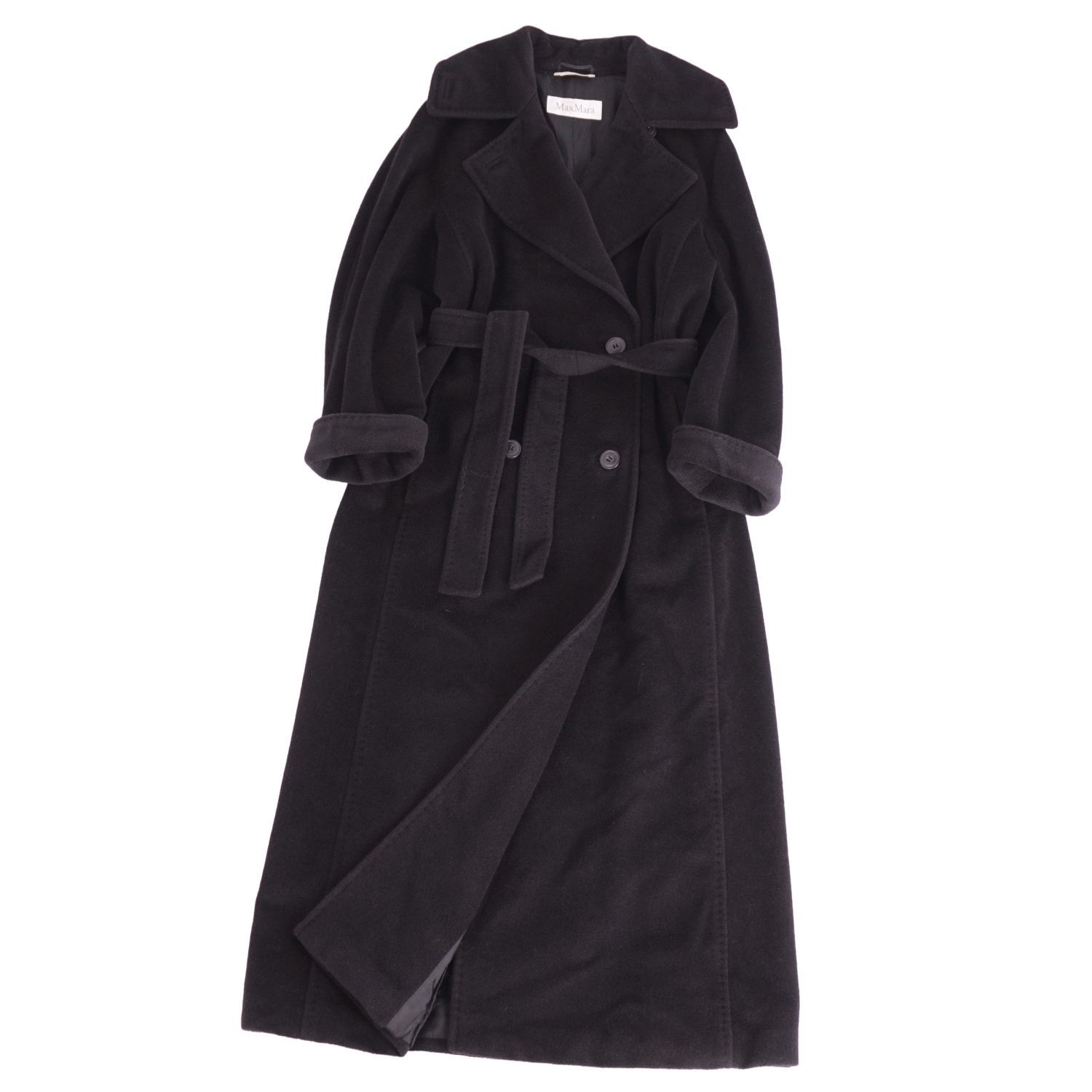 極美品 Max Mara マックスマーラ カシミヤ ダブル ロングコート 極美品 マックスマーラ Max Mara 白タグ ロングコート ダブルブレスト
