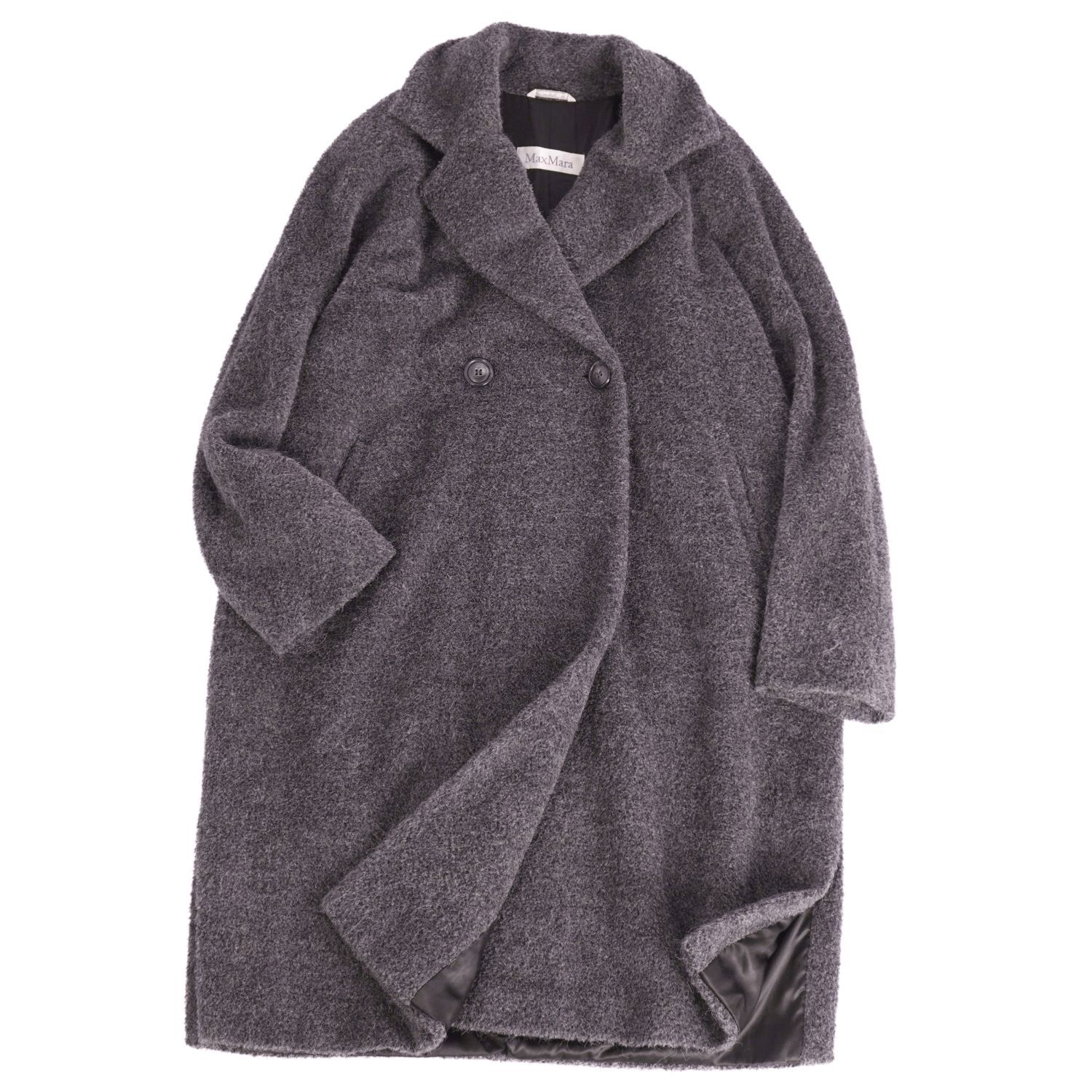 極美品 マックスマーラ Max Mara 白タグ ロングコート ダブルブレスト