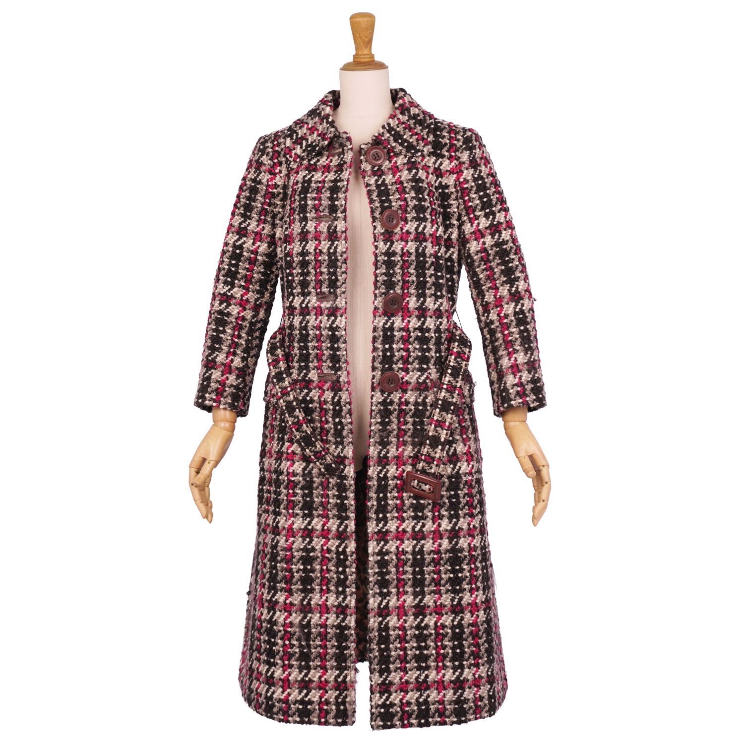 美品 ドルチェ&ガッバーナ DOLCE&GABBANA コート ステンカラーコー