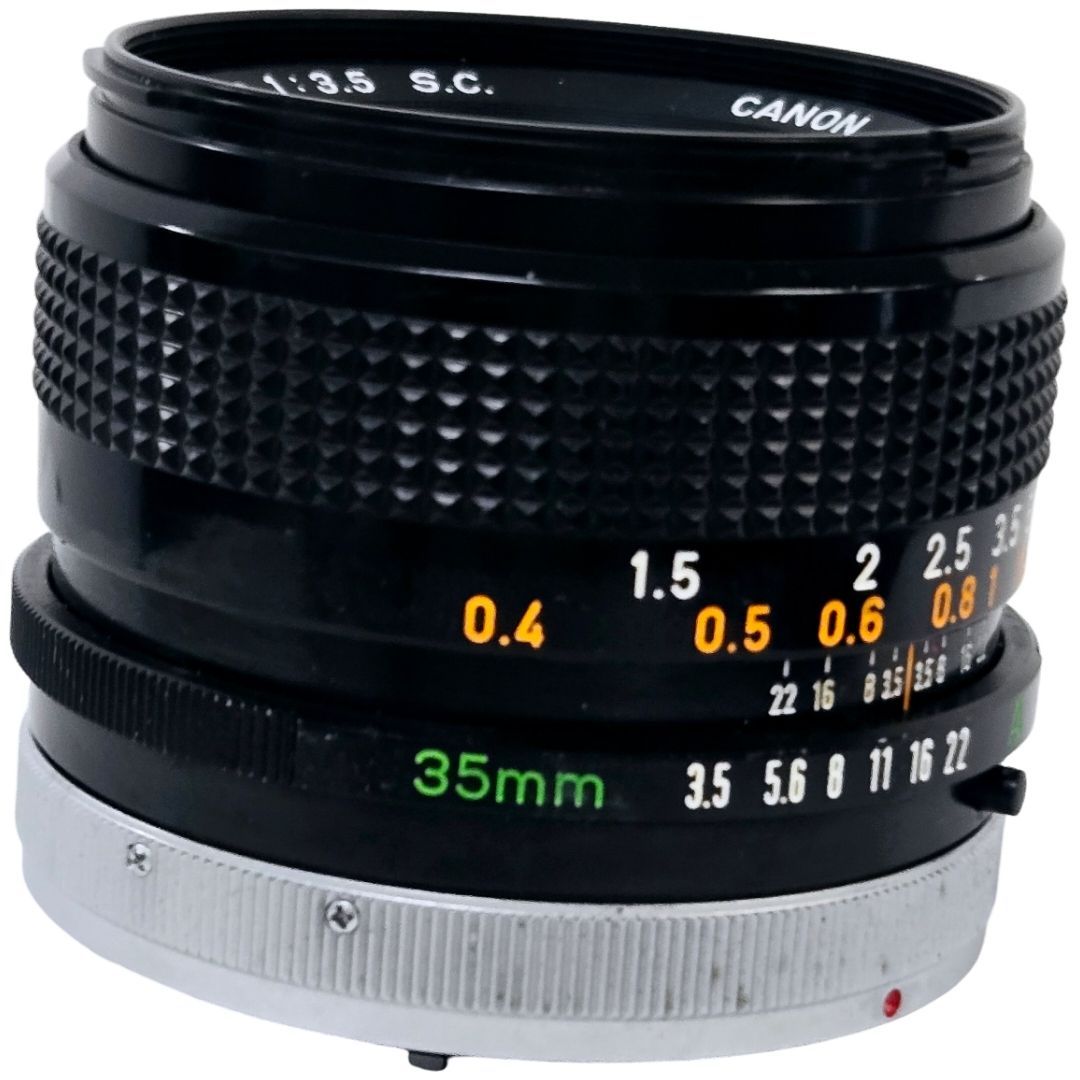 良品】 CANON キャノン FD 35mm F3.5 S.C. #20884 - メルカリ
