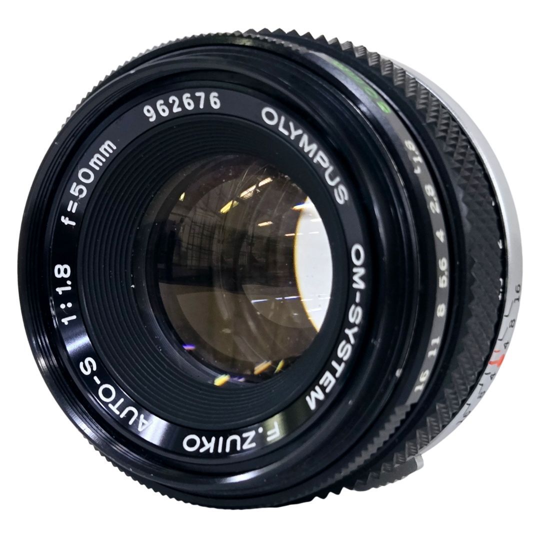 OLYMPUS オリンパス OM-1 F.ZUIKO AUTO-S 50mm F1.8 ボディ レンズ