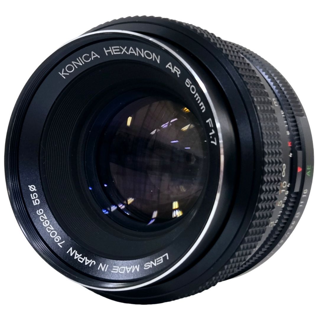 【美品】KONICA HEXANON AR 50mm F1.4 単焦点レンズ## 良品】 KONICA コニカ HEXANON AR 50mm F1.7 #20876 - メルカリ