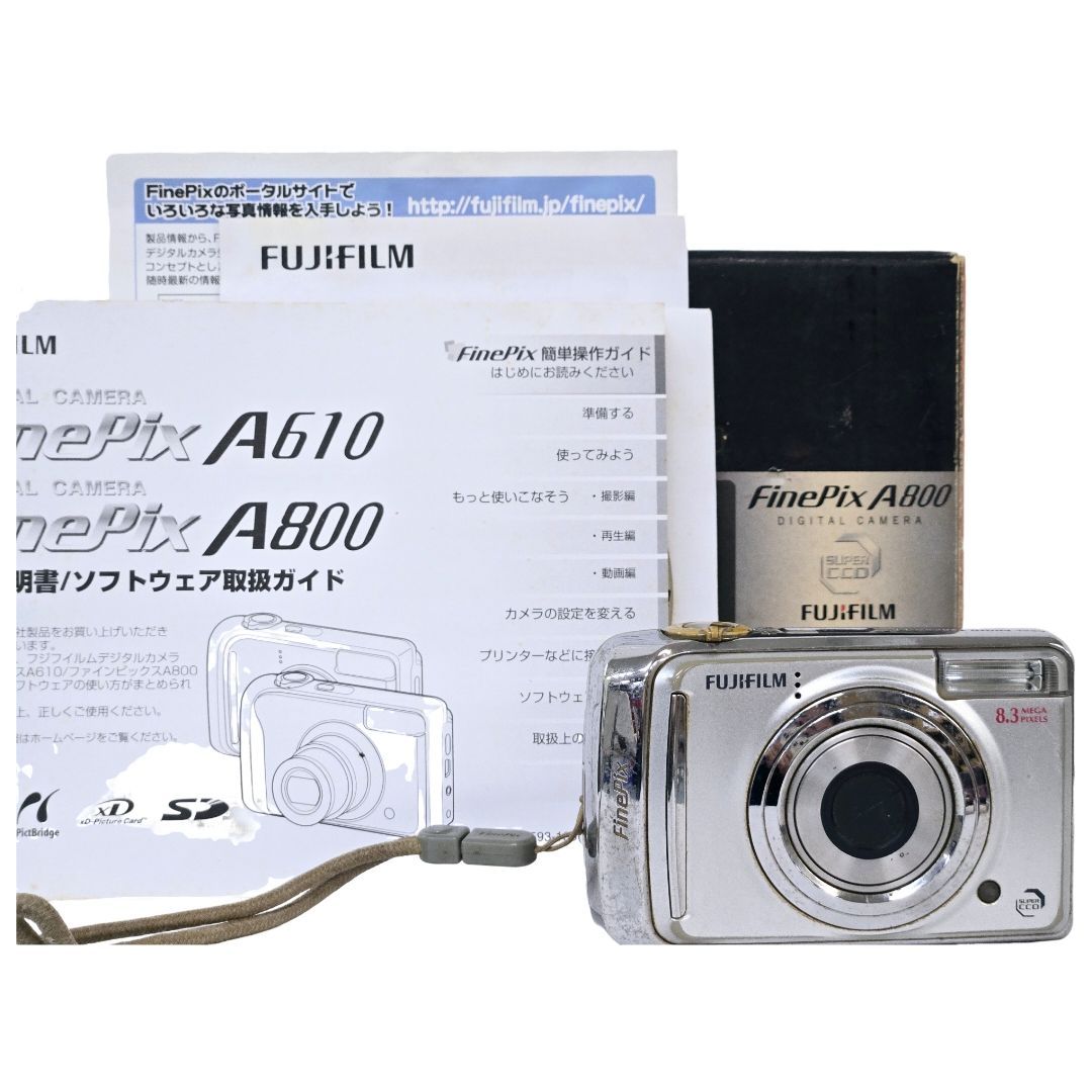 FUJIFILM FinePix A800 デジカメ フルセット a4889 FUJIFILM FinePix A800 デジカメ フルセット a4889 Amazon | FUJIFILM