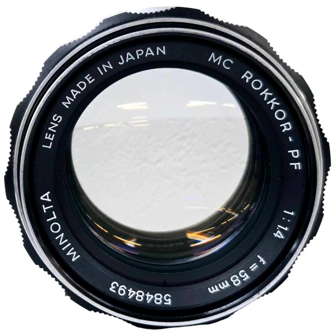良品】 MINOLTA ミノルタ MC ROKKOR-PF 58mm F1.4 #20886 - メルカリ