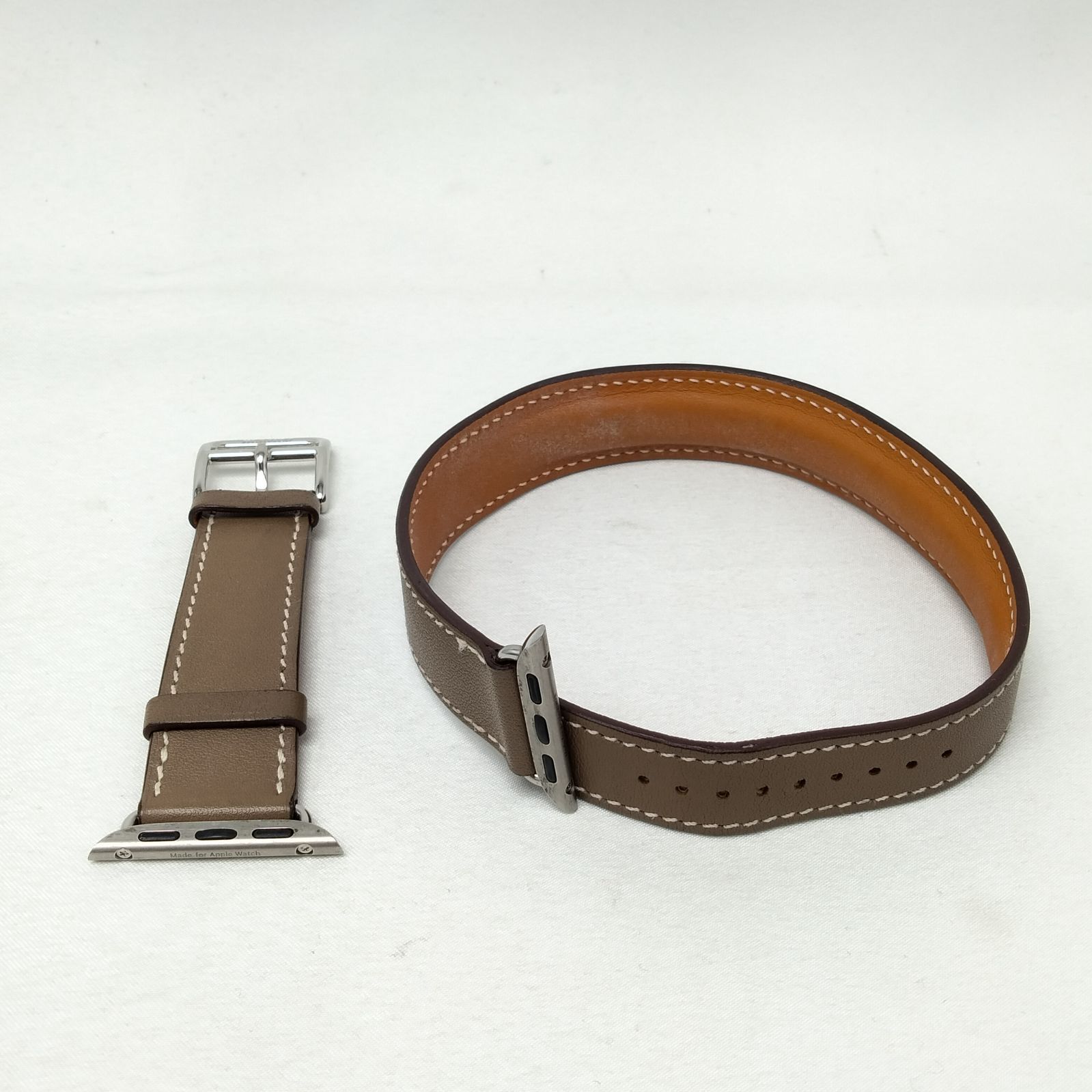 エルメス Apple Watch用 エトゥープレザーベルト - メルカリ