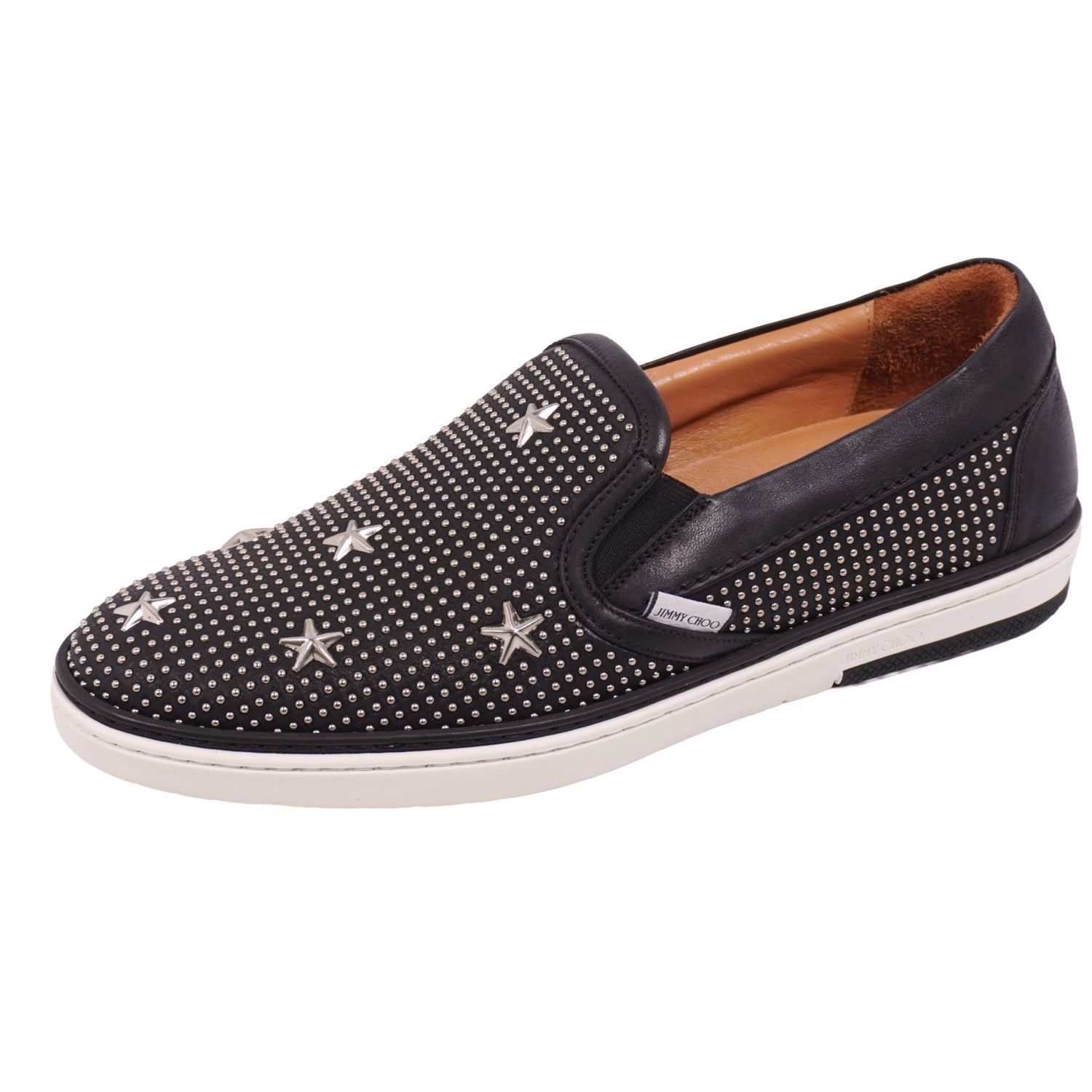 未使用 ジミーチュウ JIMMY CHOO スリッポン スニーカー スタースタッ 
