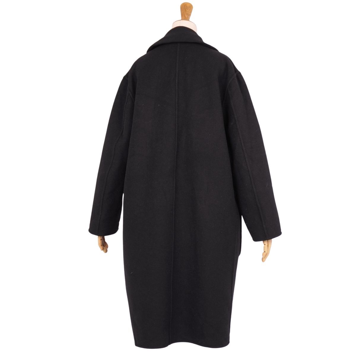 美品 ボッテガヴェネタ BOTTEGA VENETA ダブルブレスト ロングコー