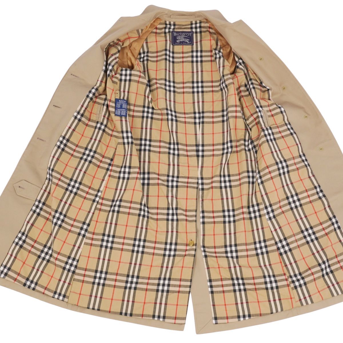 美品 Vintage バーバリー Burberrys 英国製 ベルト付 ステンカ - メルカリ