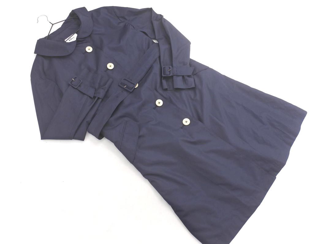 49AV JUNKO SHIMADA 49アベニュージュンコシマダ コート size40/紺