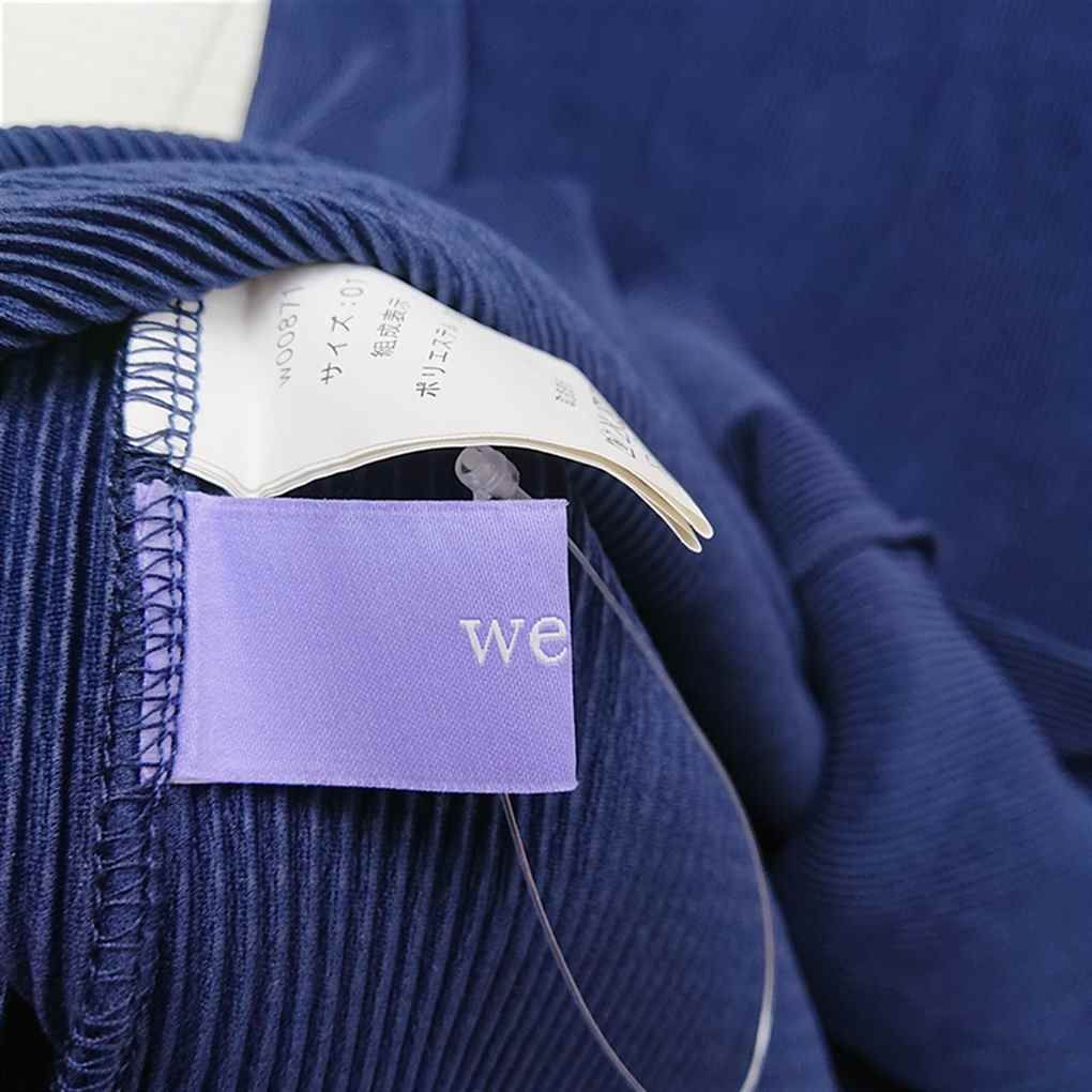 ISSEY MIYAKE 平面 二次元 プリーツ ワンピース ネイビー M PLEATS PLEASE プリーツプリーズ イッセイミヤケ PP73-JH186 プリーツ