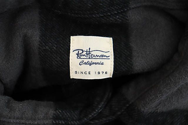 ロンハーマン Ron Herman 24AW Heavy Twill Plaid Shirt ヘビー ツイル
