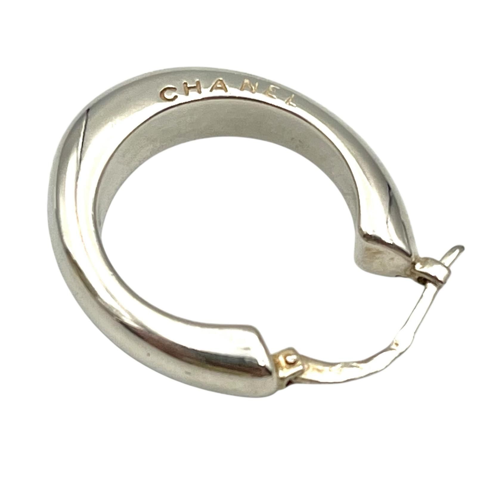シャネル CHANEL ピアス フープピアス シルバー925 レディース - メルカリ