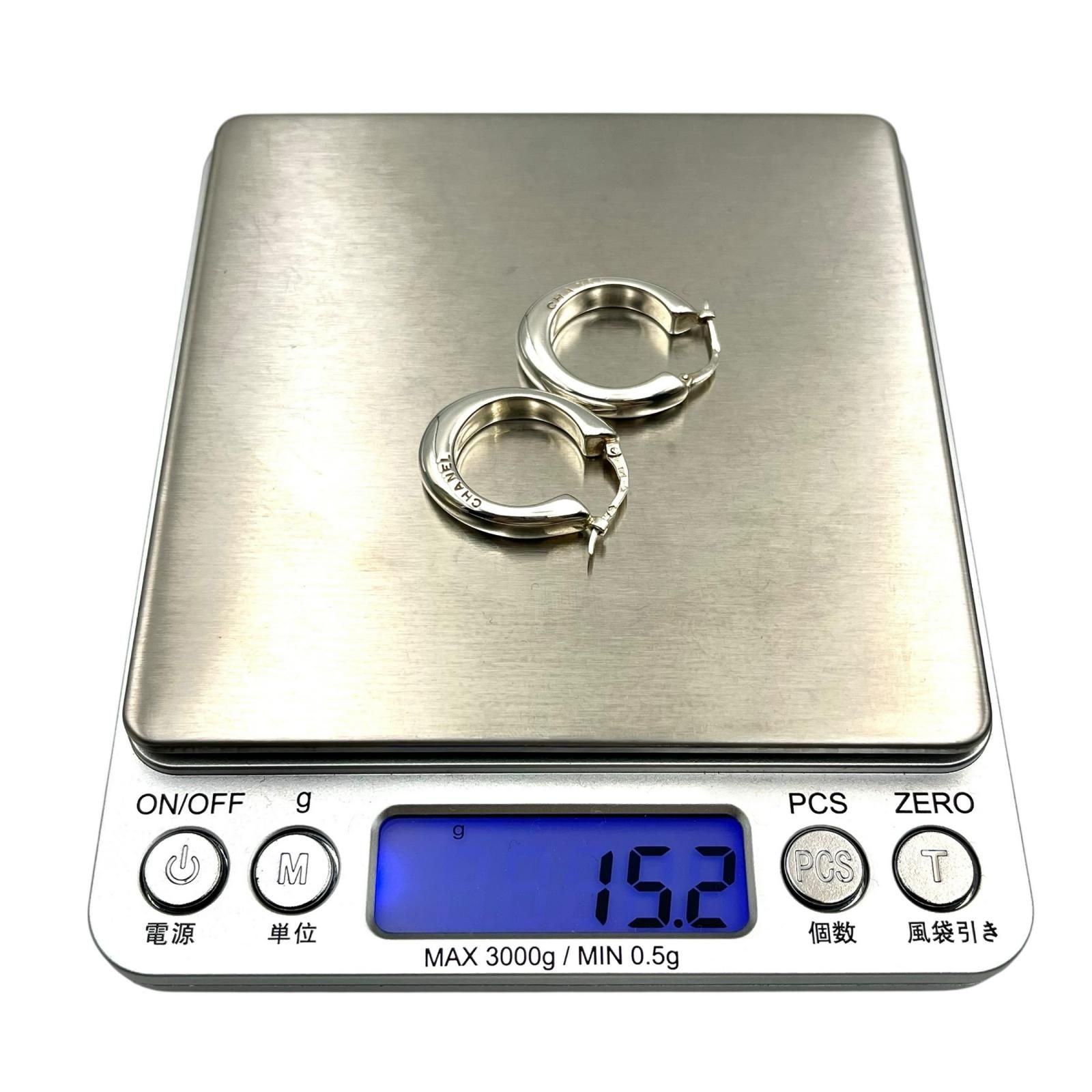 シャネル CHANEL ピアス フープピアス シルバー925 レディース - メルカリ