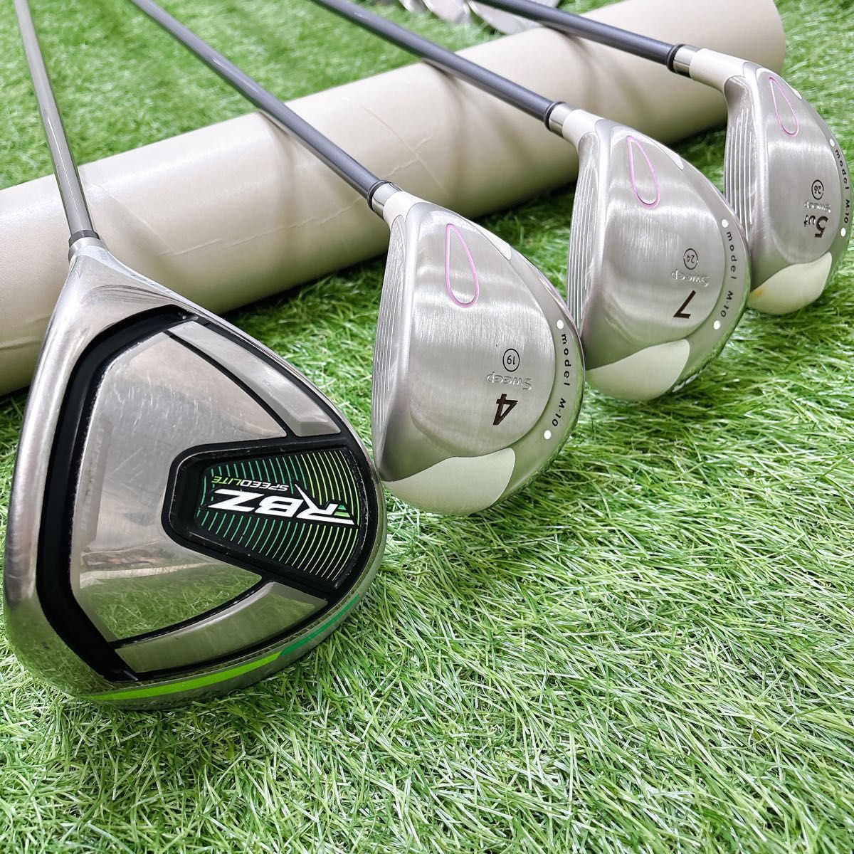 レディース右利き初心者用　テーラーメイド　プロギア　ゴルフセット　W-2561 レディース右利き初心者用 テーラーメイド プロギア ゴルフセット W