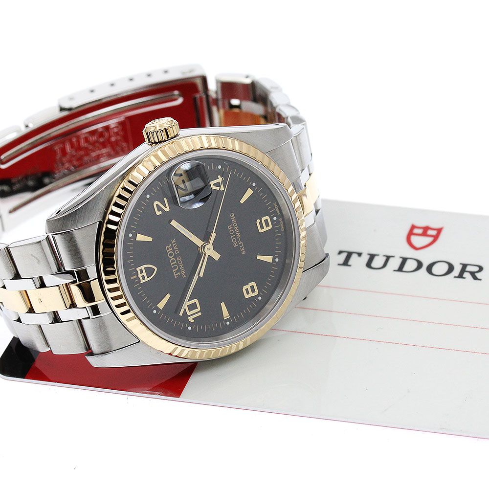 チュードル TUDOR 74033 プリンス デイト 自動巻き メンズ 良品 保証書