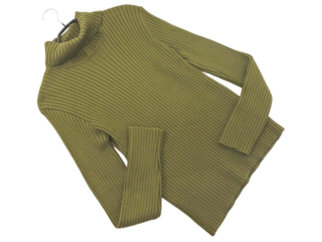 agnes b アニエスベー HOMME ウール100% リブ タートルネック ニット