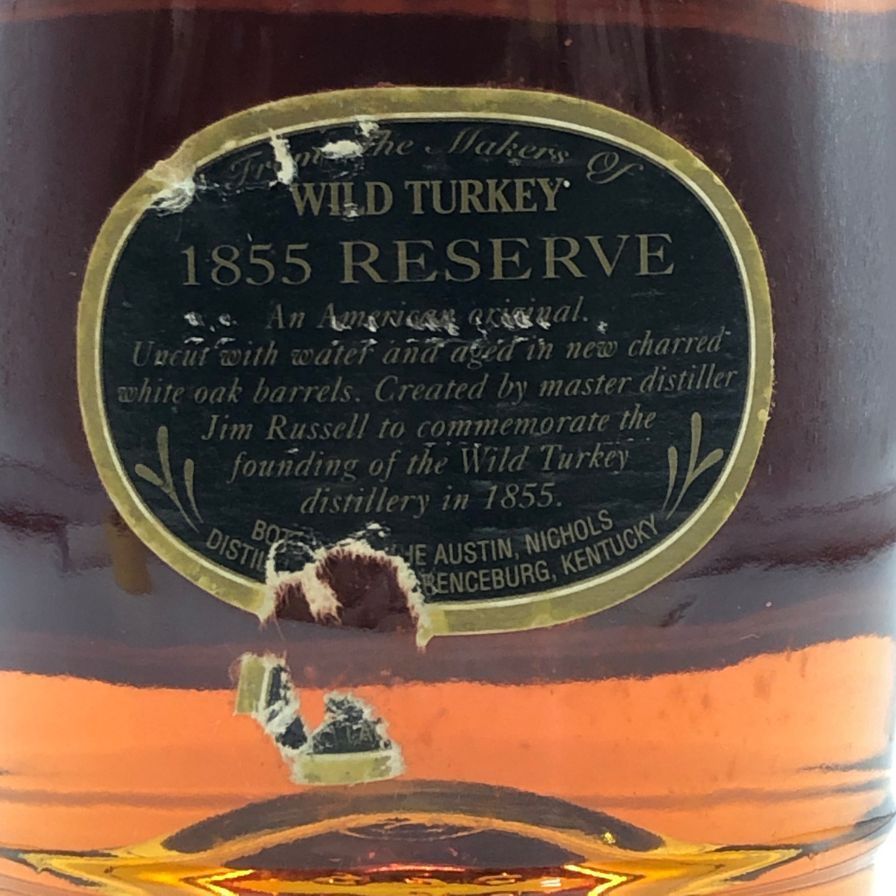 ワイルドターキー 1855 リザーブ 750ml 55% 未開栓 - メルカリ