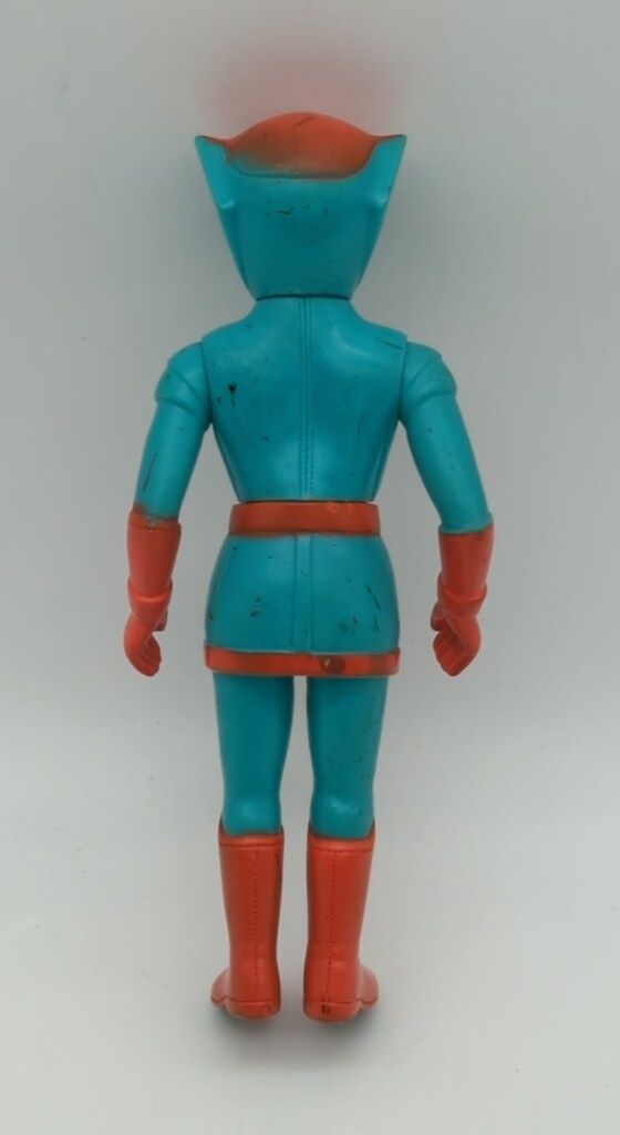 トリプルファイター　面取れ　ソフビ　当時物　ブルマァク　約30cm 70s トリプルファイター 面取れ ソフビ 当時物 ブルマァク 約30cm 70s