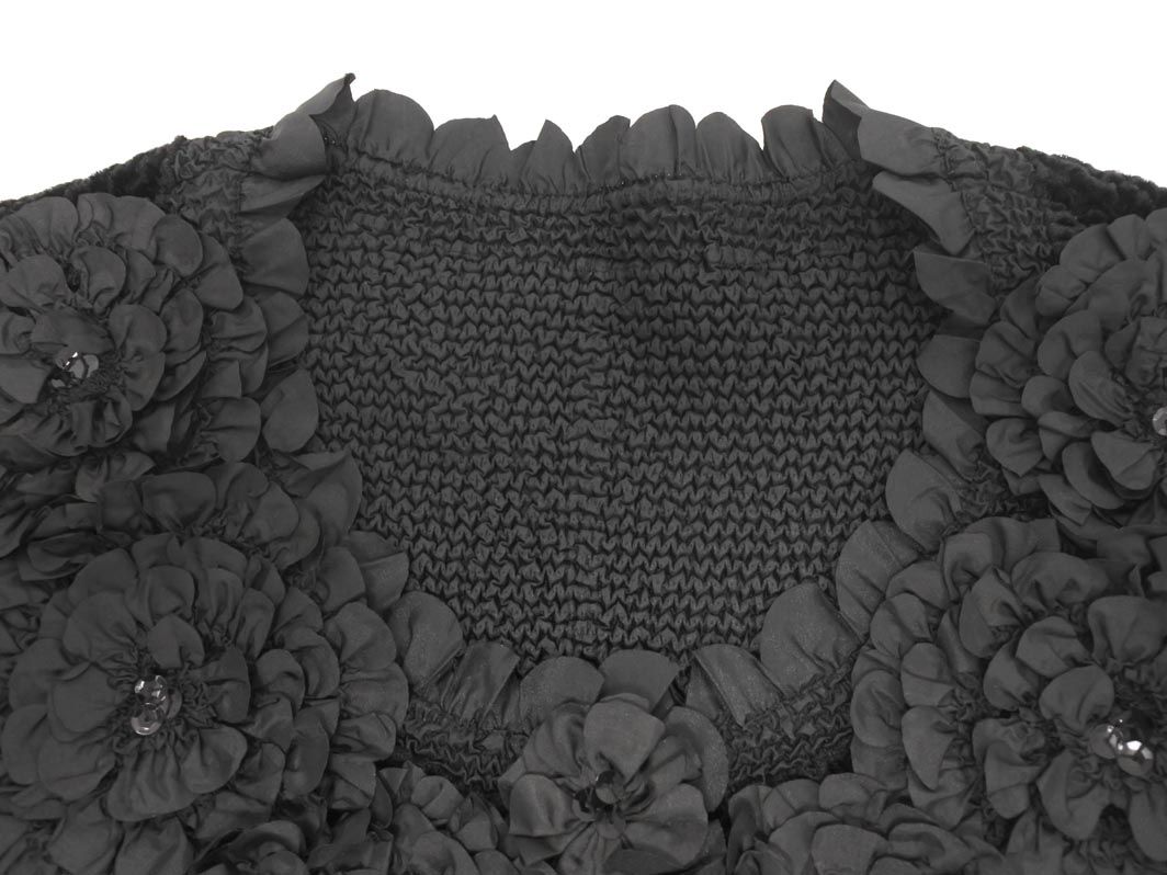 noko ohno ノコオーノ ノコプリーツ フラワーモチーフ カーディガン