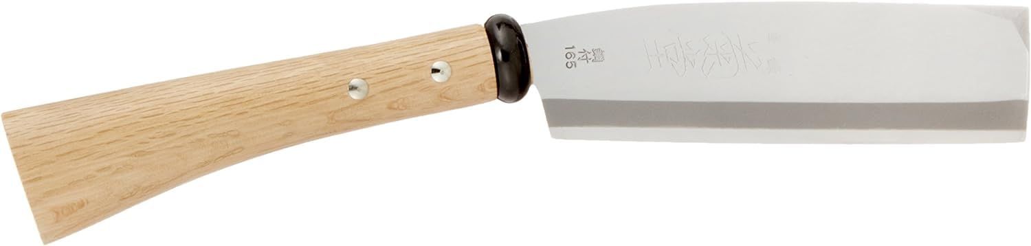 高儀 Takagi 経典 菊堂 鋼付 サヤ入り ナタ 両刃 165 mm 刃研ぎサービス付き 日本製