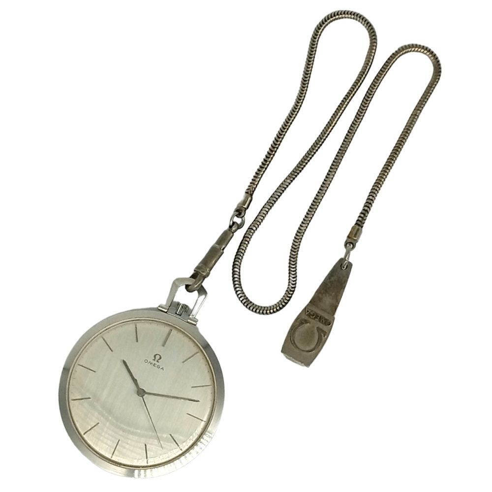 OMEGA オメガ 懐中時計 手巻き ステンレス 懐中時計 正規品 / C893