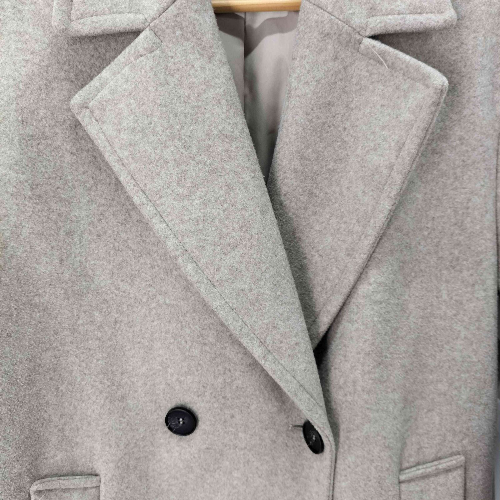 ザラ ZARA オーバーサイズソフトコート ダブル チェスター レディース 