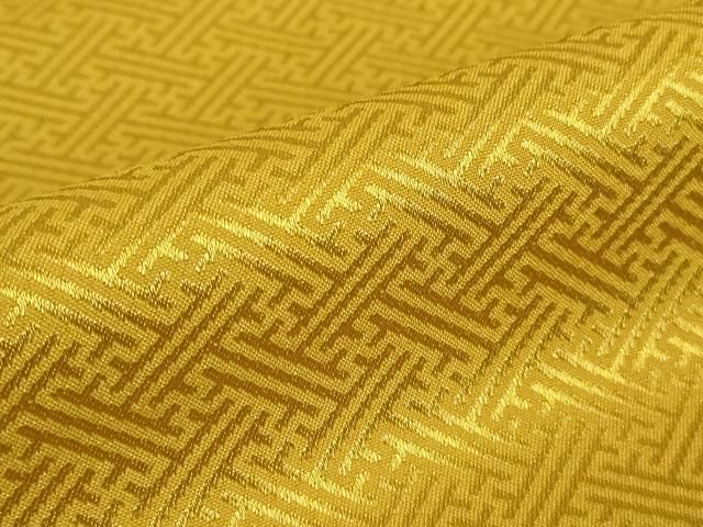 平和屋着物▽男性　色紋付　単衣　紗綾形地紋　 榛色　金彩　洗える着物　DAAW9203sf 平和屋着物○男性 色紋付 長羽織セット 紗綾型地紋 黄金色 キング