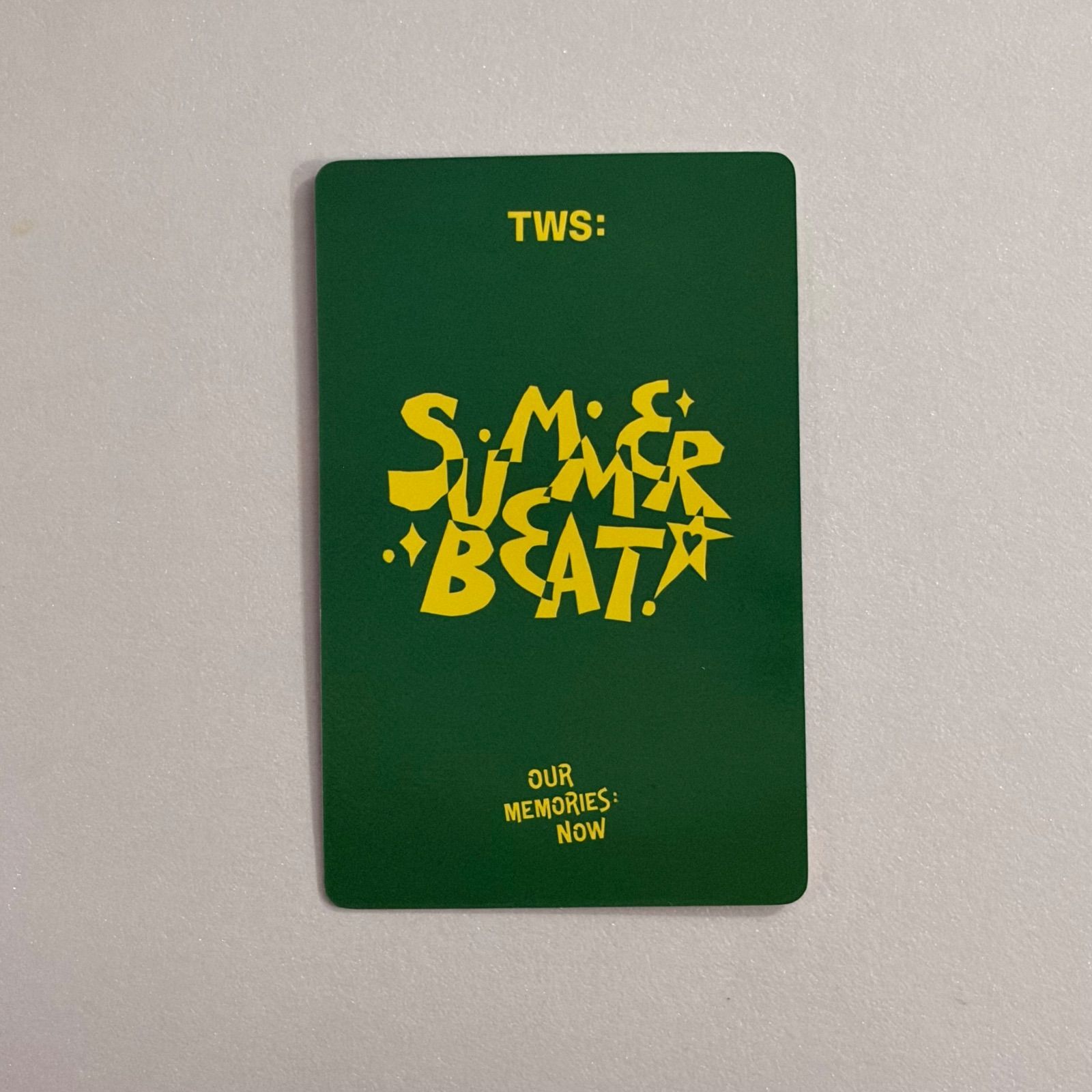 TWS summer beat yizhiyu 6.0 限定 トレカ ジフン - メルカリ