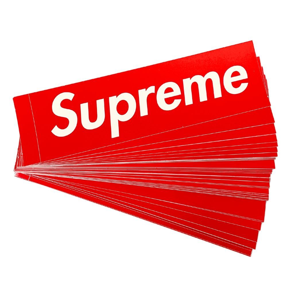 SUPREME シュプリーム Box Logo Sticker ボックスロゴステッカー 赤 50