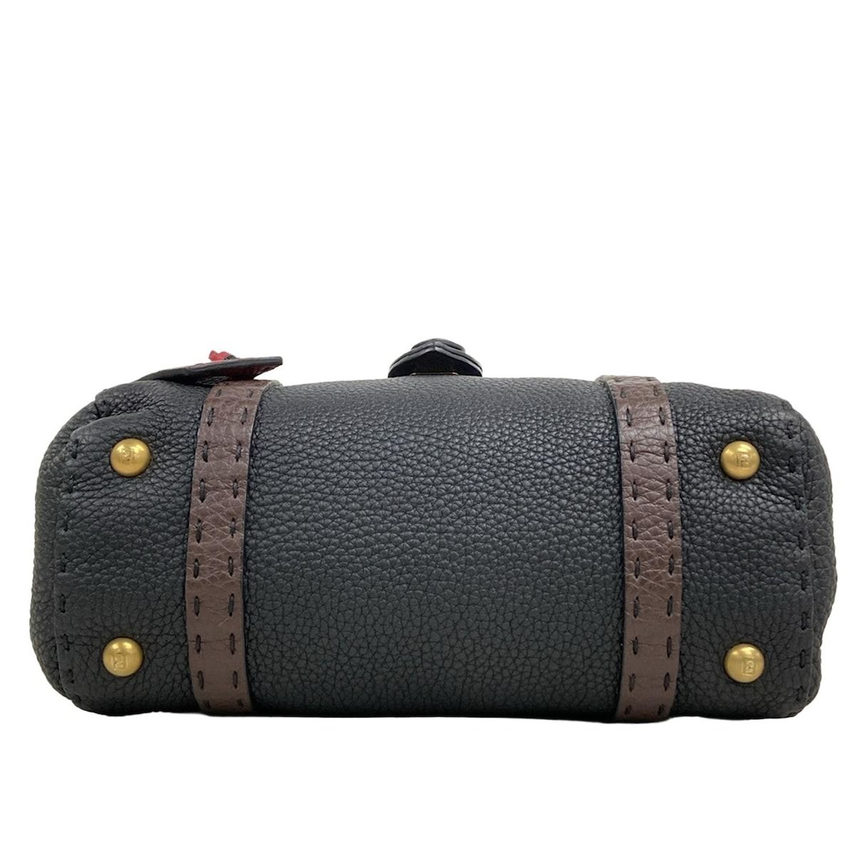 FENDI(フェンディ) ハンドバッグ美品 リンダバッグ,セレリア 8BR486 黒