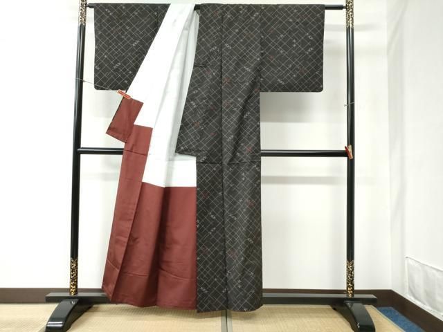 平和屋着物○本場大島紬 7マルキ 舞花文 正絹 逸品 CABB4213yc - メルカリ