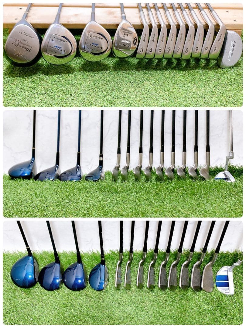 G6.ミズノ 初心者オススメ メンズセット ゴルフクラブ 14本右利き