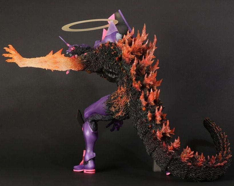 バーニング\"G\"覚醒形態 30CM フィギュア ゴジラ対エヴァンゲリオン」初号機“G”覚醒形態がバーニング“G”覚醒形態