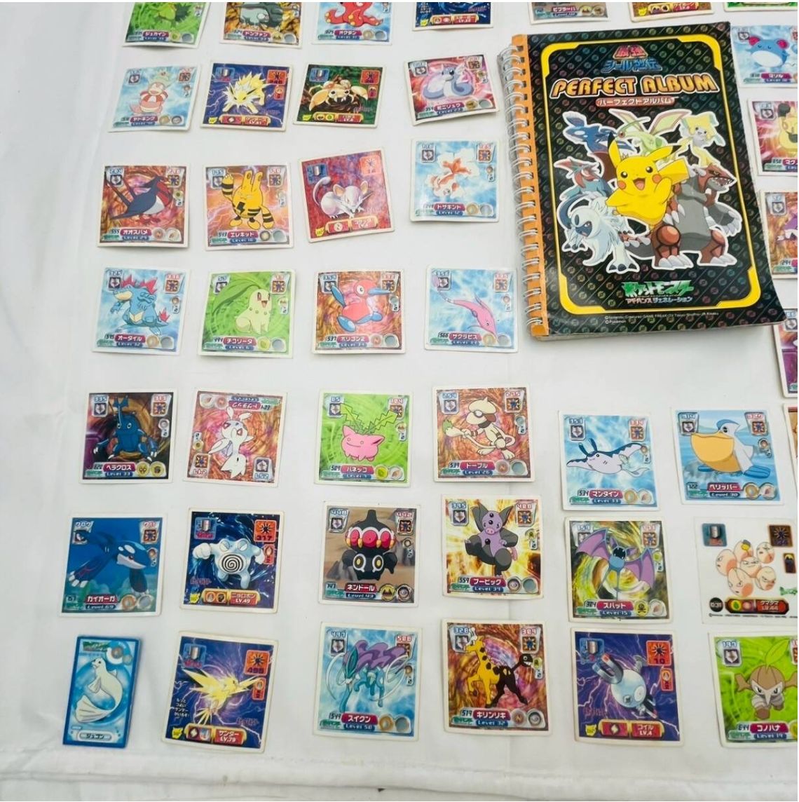 ポケモン　シール列伝　まとめ売り 希少】ポケモンシール列伝 78枚 まとめ売り