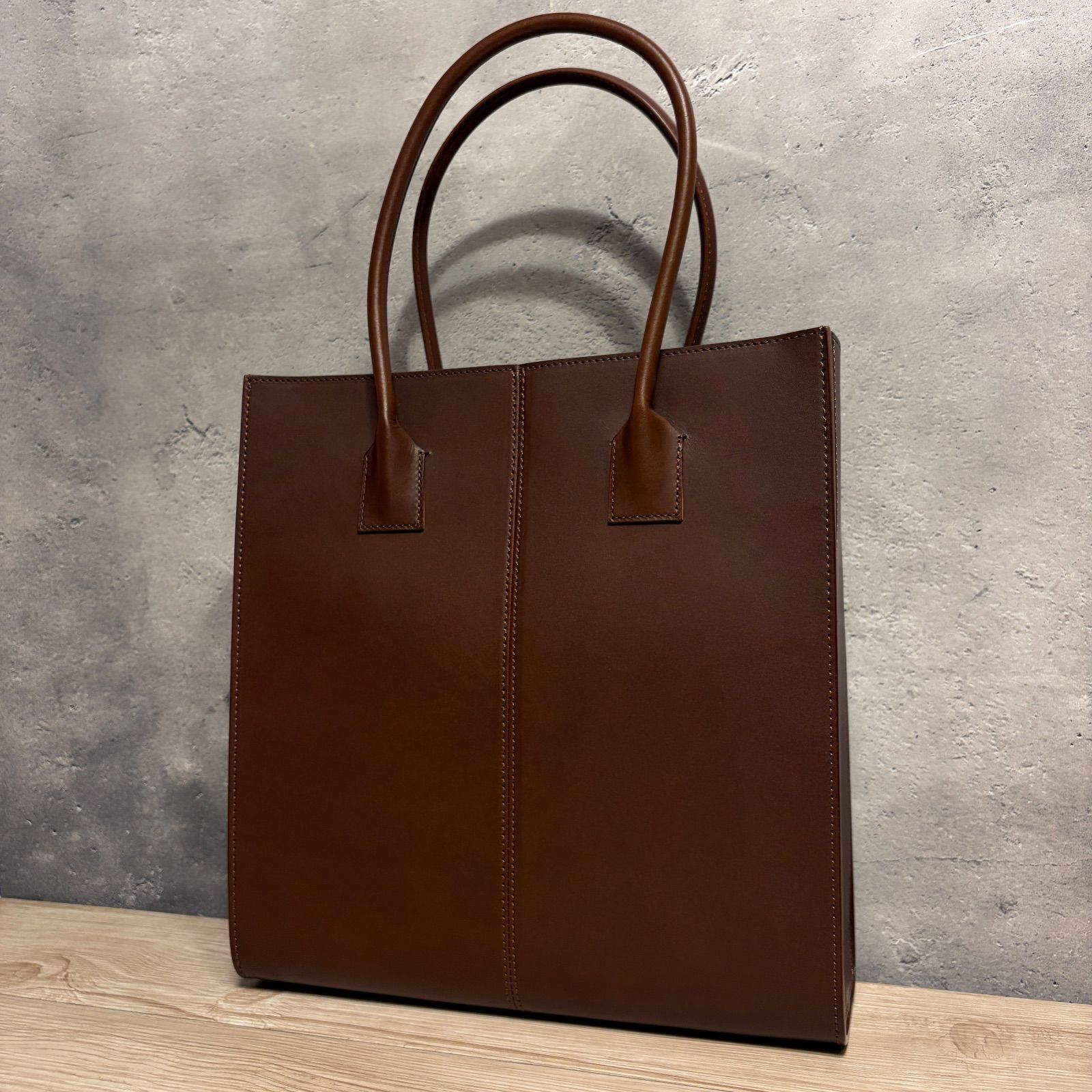 極美品✨土屋鞄製造所 レザートートバッグ ブラウン 上質レザーの